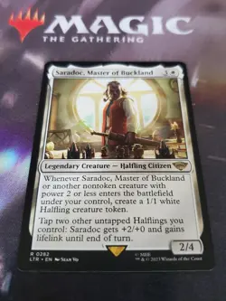 Mtg. 2x Saradoc, Master of Buckland. Lord of the Rings. Pack Fresh - Image 1