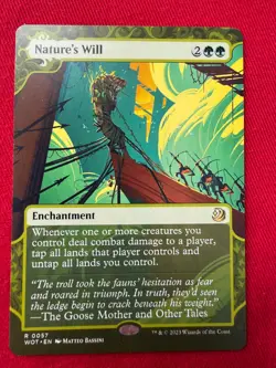Nature's Will WOT 057 - Near Mint, MTG, Wilds of Eldraine: Enchanting Tales - Image 1