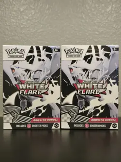 Lot of 2 - Pokemon TCG: White Flare Factory Sealed Booster Bundle - Image 1