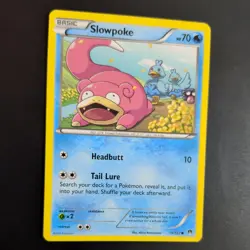 SLOWPOKE 19/122 POKEMON CARD (BREAKPOINT SET) - Image 3