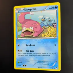 SLOWPOKE 19/122 POKEMON CARD (BREAKPOINT SET) - Image 4