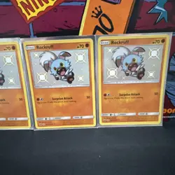 Pokemon TCG Rockruff Shiny Lot SV23/SV94 Lot Of 4 - Image 3