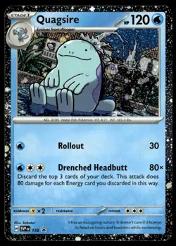 Quagsire Promo SV: Scarlet & Violet Promo Cards 156 NM Pokemon TCG - Image 1