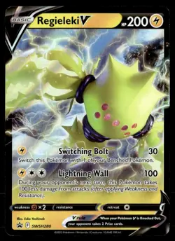 Regieleki V - Promo Holo SWSH: Sword & Shield Promo Cards SWSH280 NM Pokemon TCG - Image 1