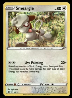 Smeargle - 15/15 Promo McDonald's Promos 2022 015/015 NM Pokemon TCG - Image 1