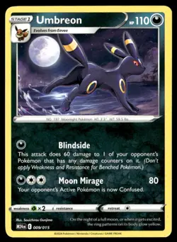Umbreon Promo McDonald's Promos 2024 009/015 NM Pokemon TCG - Image 1