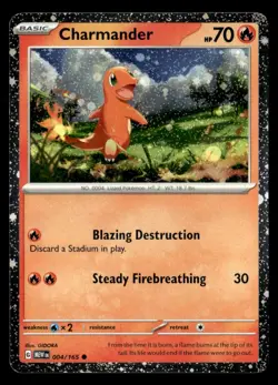 Charmander - (Cosmos Holo) Promo 004/165 NM Pokemon TCG - Image 1