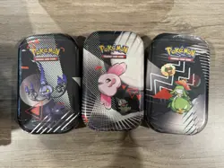 3 x Pokemon TCG Scarlet & Violet Unova Mini Tins - Image 1