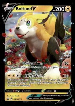 Boltund V - Promo Holo SWSH: Sword & Shield Promo Cards SWSH219 NM Pokemon TCG - Image 1