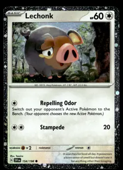 Lechonk - (Cosmo Holo) Promo 154/198 NM Pokemon TCG - Image 1