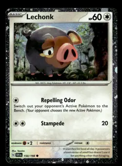 Lechonk - (Cosmo Holo) Promo Holo 154/198 NM Pokemon TCG - Image 1