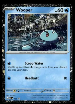 Wooper - Promo Holo SV: Scarlet & Violet Promo Cards 155 NM Pokemon TCG - Image 1