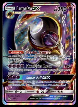 Lunala GX Promo SM Promos SM17 NM Pokemon TCG - Image 1
