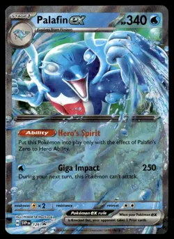 Palafin ex - Promo Holo SV: Scarlet & Violet Promo Cards 126 NM Pokemon TCG - Image 1