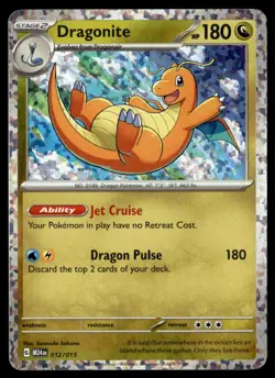 Dragonite Promo Holo McDonald's Promos 2024 012/015 NM Pokemon TCG - Image 1