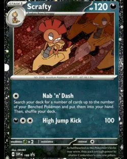 Scrafty - (Cosmos Holo) Promo Scarlet & Violet Promo Cards 188 NM Pokemon TCG - Image 1