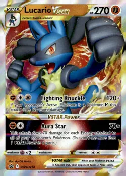 Lucario VSTAR Promo SWSH: Sword & Shield Promo Cards SWSH214 Near Mint Pokemon T - Image 1