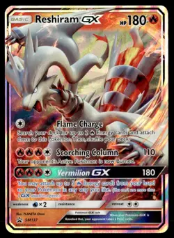 Reshiram GX Promo SM Promos SM137 NM Pokemon TCG - Image 1