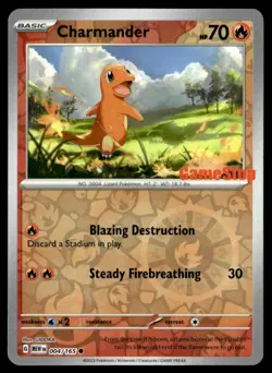 Charmander - (GameStop Exclusive) Promo Reverse Holo Pokemon TCG - Image 1