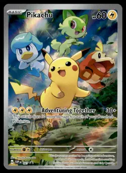 Pikachu - Promo Holo SV: Scarlet & Violet Promo Cards 027 NM Pokemon TCG - Image 1