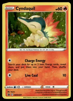 Cyndaquil - (Cosmos Holo) Sword & Shield Promo Cards SWSH221 NM Pokemon TCG - Image 1
