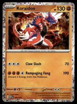 Koraidon Promo Holo McDonald's Promos 2024 008/015 NM Pokemon TCG - Image 1