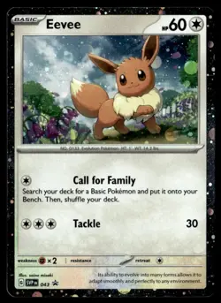 Eevee - Promo Holo SV: Scarlet & Violet Promo Cards 043 NM Pokemon TCG - Image 1