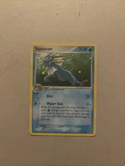 Pokemon Vaporeon POP Series 3 Eeveelution 6/17 Holo Rare Promo Foil 2006 - Image 1