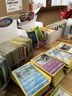 1000 Pokemon Cards Bulk Lot Common and Uncommon & 50 Holos! No Energies! - Image 1