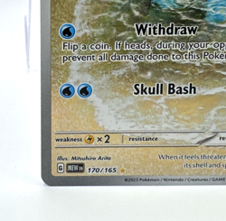 Squirtle 170/165 - Scarlet & Violet 151 - Illustration Rare IR - Pokemon - NM - Image 4