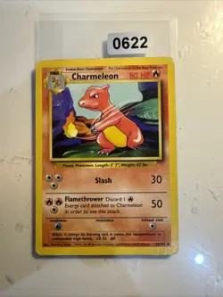 Pokemon TCG - 24/102 Charmeleon - Base Set Unlimited MP+ - Image 1