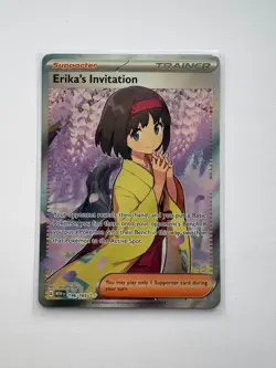 Erika's Invitation - 196/165 - Ultra Rare Full Art - S&V 151 - Pokemon Card NM - Image 1