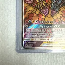 Pokemon 2016 Pokemon Promo Stained Glass Articuno Zapdos Moltres GX SM210 - Image 2
