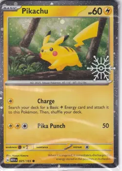 Pikachu - (Holiday Calendar) 025/165 Sealed Promo Pokemon TCG - Image 1
