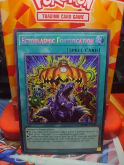 Yugioh Ectoplasmic Fortification MZMU-EN008 MOM Secret Rare 1st Edition NM - Image 1