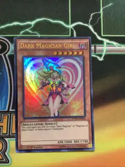 * DARK MAGICIAN GIRL * MINT 1ST EDITION ALTERNATE ART SECRET RARE MOVIE YUGIOH! - Image 1