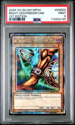 2024 Yu-Gi-oh! Right Leg of the Forbidden One - MP24-EN002 - PSA 9 MINT - Image 3