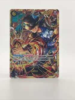 One Piece Sabo Secret Rare Foil Blocker Carrying On His Will OP13-120 - Image 1