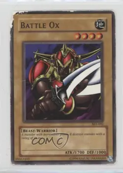 Battle Ox Unlimited YuGiOh Starter Deck Kaiba Evolution #SKE-002 2004 READ - Image 1