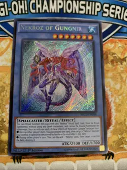 Yugioh Nekroz Of Gungnir SECE-EN044 1st Edition NM - Image 1