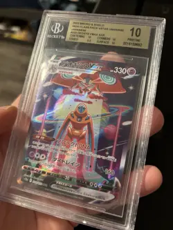 PSA 10 Deoxys VMAX SAR 222/172 s12a VSTAR Universe Pokemon Card Japanese 2022 - Image 3