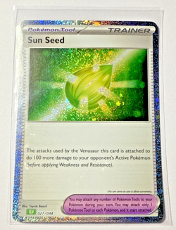 Sun Seed 027/034 Trading Card Game Classic Holo - Image 1