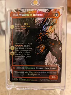 Clive, Ifrit's Dominant Borderless Foil MTG Final Fantasy * Gorgeous Card! - Image 4