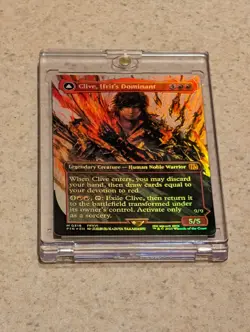 Clive, Ifrit's Dominant Borderless Foil MTG Final Fantasy * Gorgeous Card! - Image 5