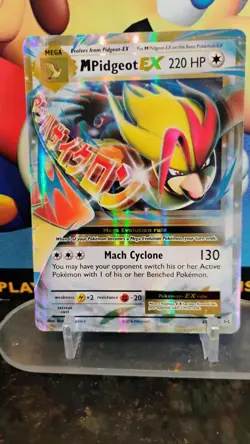 M Mega PIDGEOT EX Evolutions XY Series POKEMON Full-Art Holo 2016 Trading Card - Image 1