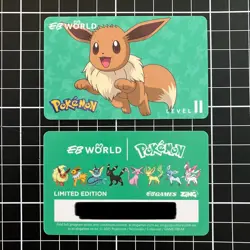 LIMITED EDITION Eevee Eeveelutions EB Games Card Level 2 - Image 1