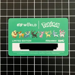 LIMITED EDITION Eevee Eeveelutions EB Games Card Level 2 - Image 3
