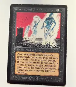 Animate Dead Beta MTG Magic The Gathering - Image 1
