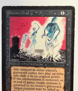 Animate Dead Beta MTG Magic The Gathering - Image 4
