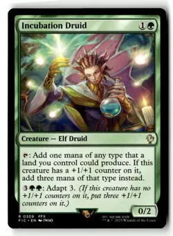 Incubation Druid R Regular Commander: FINAL FANTASY 309 LP MTG - Image 1